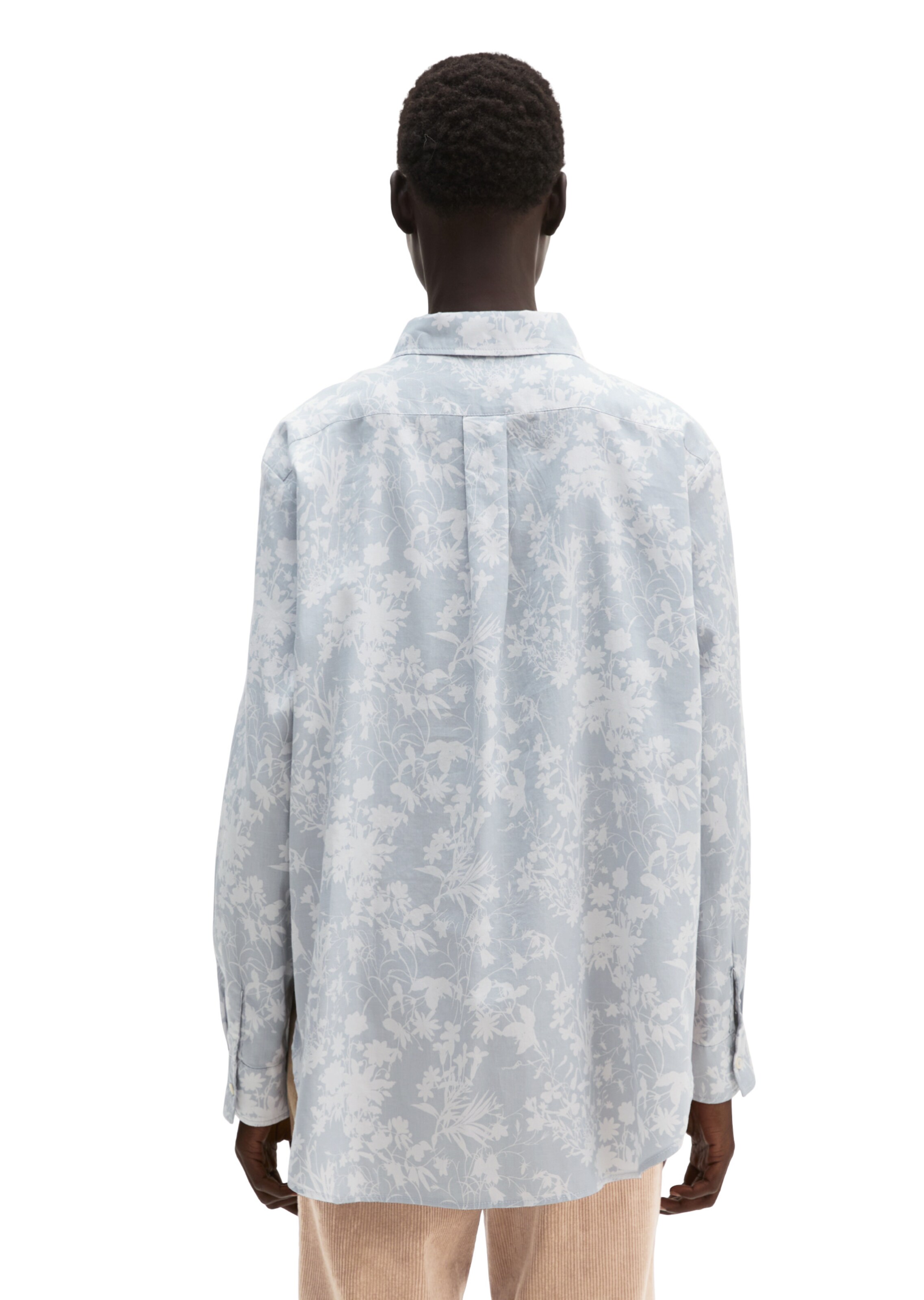 Marc O'Polo Bluse in Blau: Rückseite
