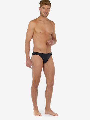 HOM Swim Trunks 'Sea Life' in Black