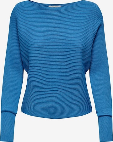 Pull-over ONLY en bleu : devant