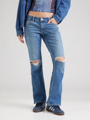 HOLLISTER Flared Jeans in Blue: front