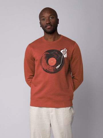 Felpa di Watapparel in marrone: frontale