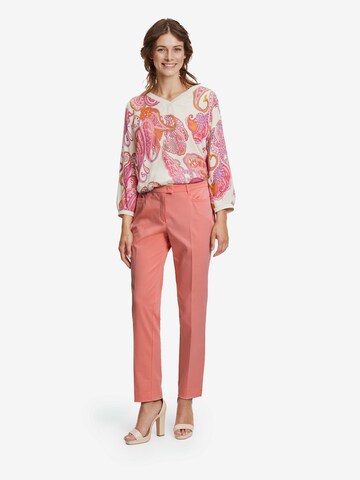 Regular Pantalon à plis Betty Barclay en rose