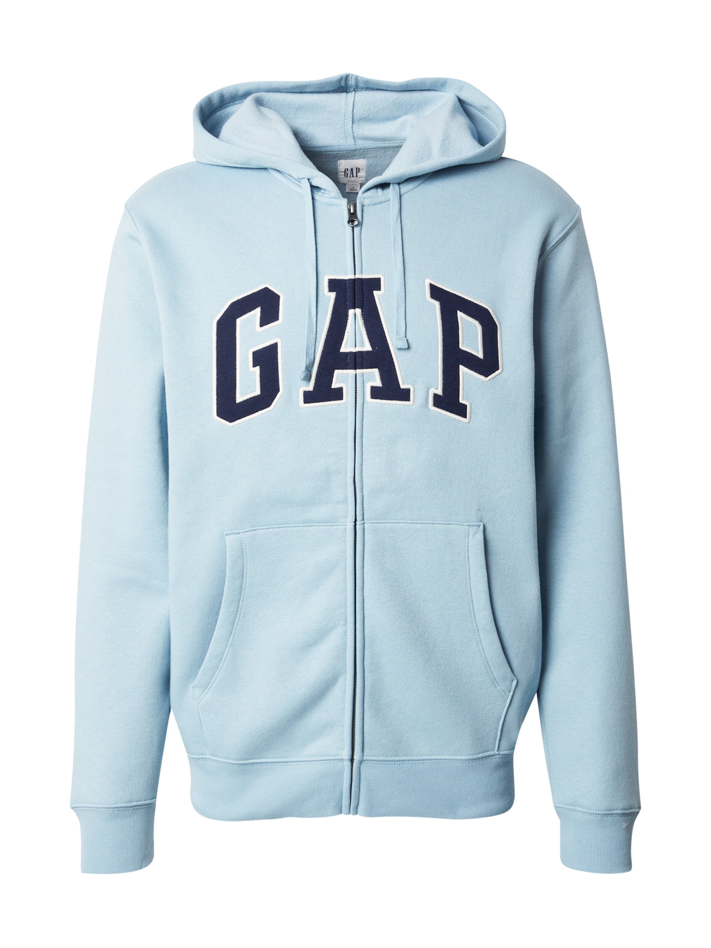 Hanorac 'HERITAGE' de la GAP pe albastru: față