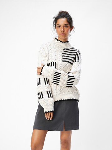 OBJECT Sweater 'OBJRuby' in White: front