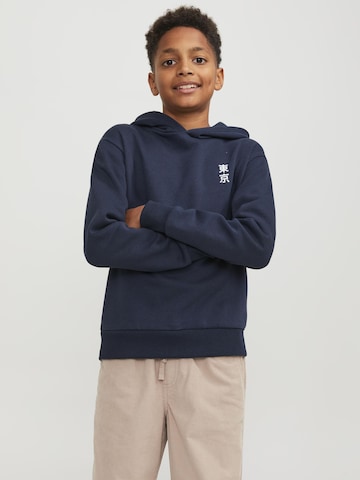 Pull-over Jack & Jones Junior en noir : devant