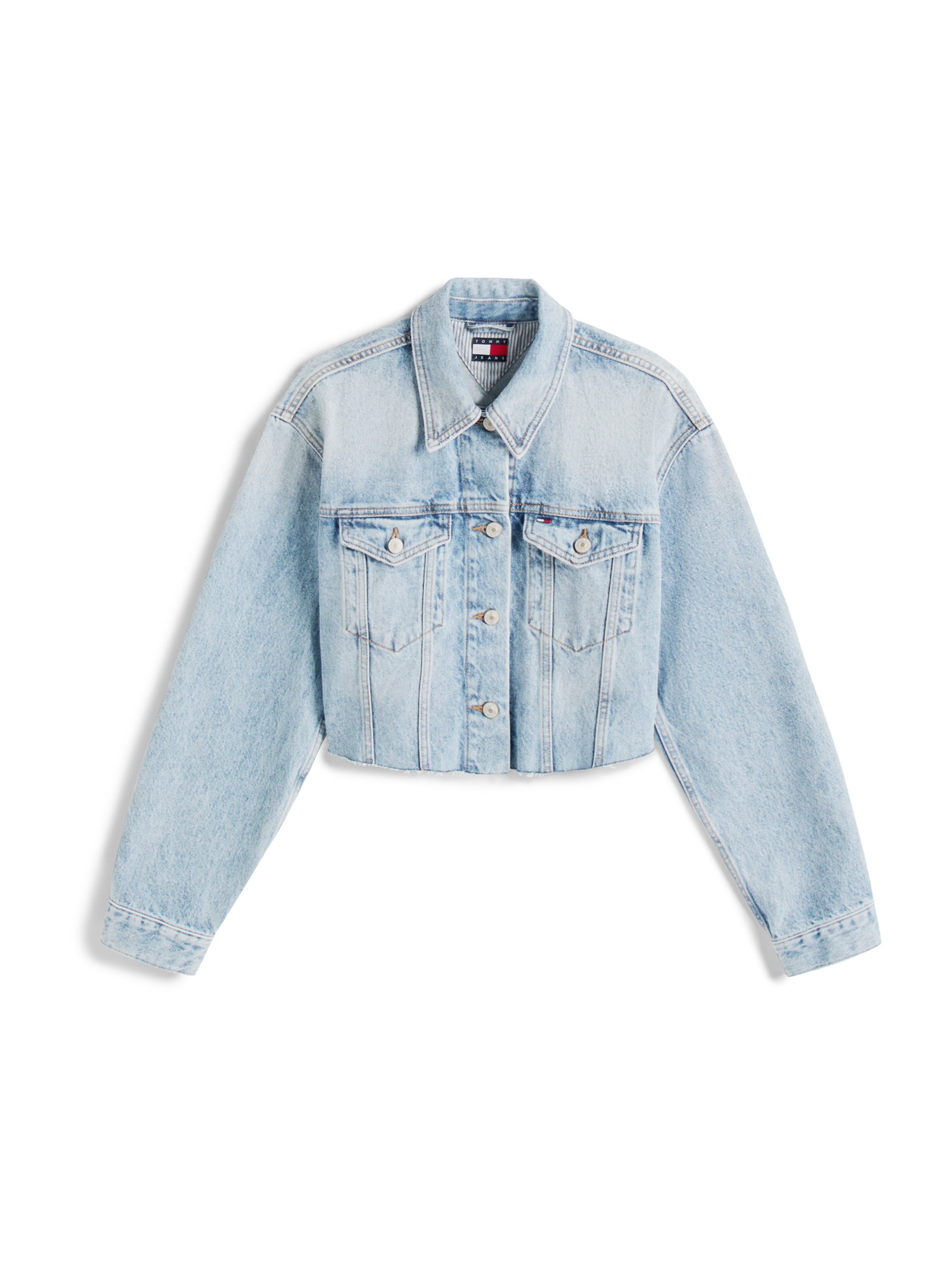 Tommy Jeans Between-season jacket in Blue: front