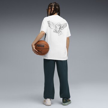 PUMA Shirt 'Puma Hoops x Harry Potter™' in Wit