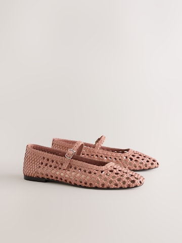 Next Strap ballerina 'Forever Comfort' in Orange