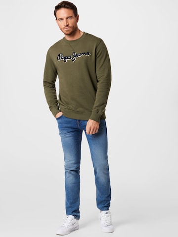 Pepe Jeans Sweatshirt  'LAMONT' in Grün