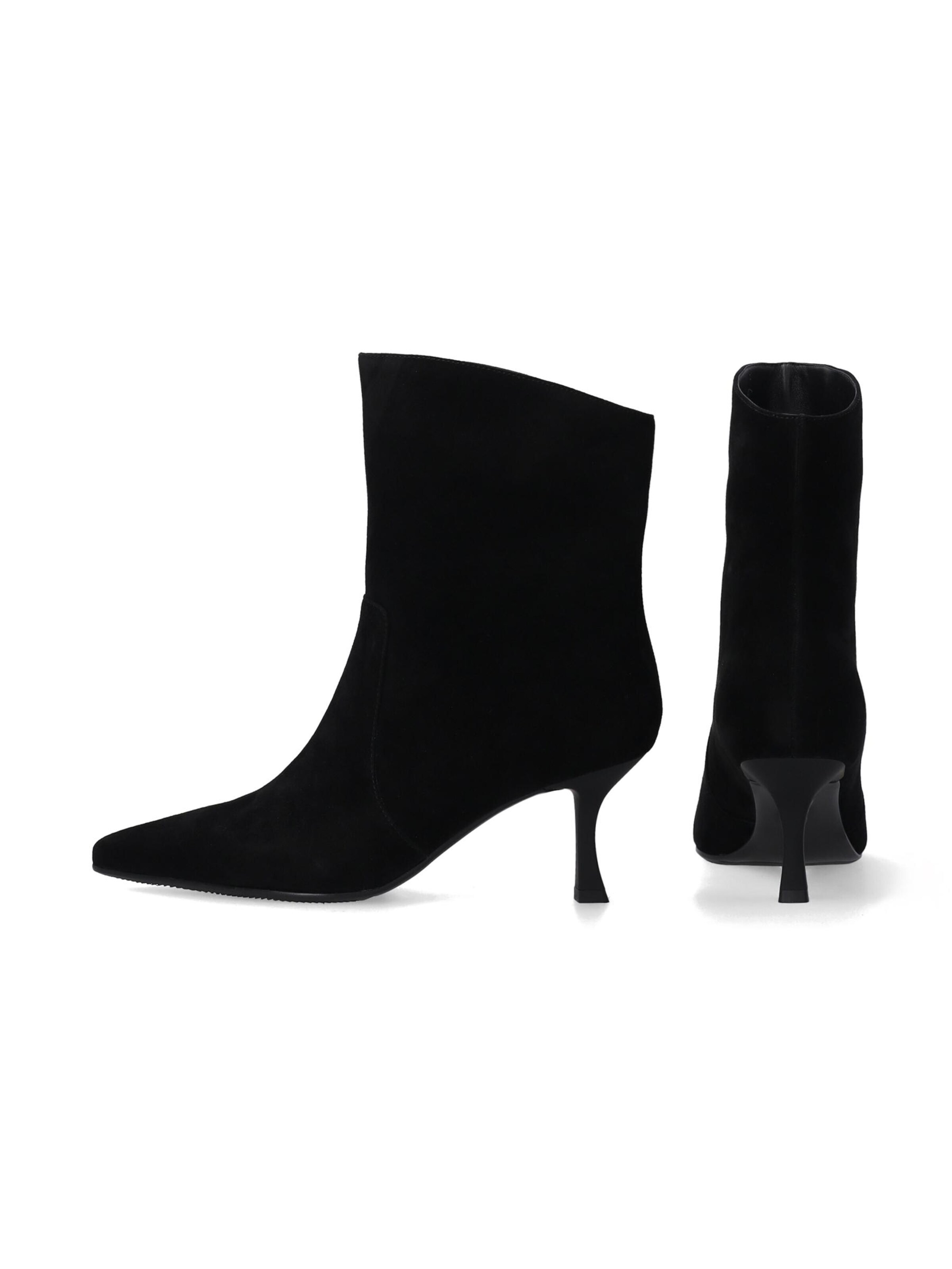 VENEZIA Boots 'Braune Wildleder Damenstiefel mit Stiletto-Absatz 41'‌‌‌‌‌‌‌‌‌‌ in Schwarz