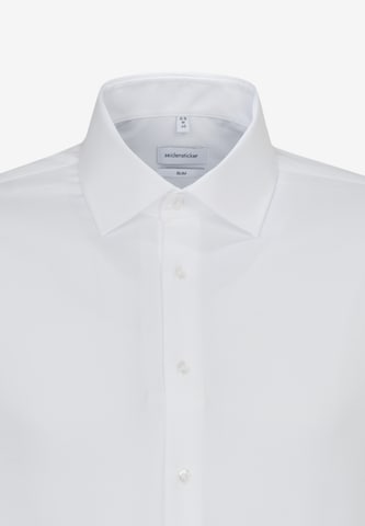 Coupe slim Chemise business ' Slim ' SEIDENSTICKER en blanc