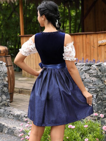 Yesfashion Dirndl in Blue