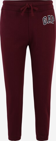 Tapered Pantaloni 'HERITAGE' de la Gap Petite pe roșu: față