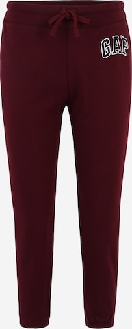 Gap Petite Конический (Tapered) Штаны 'HERITAGE' в Красный: спереди