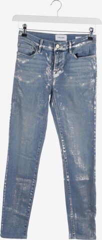 FRAME Jeans in 25 in Blue: front