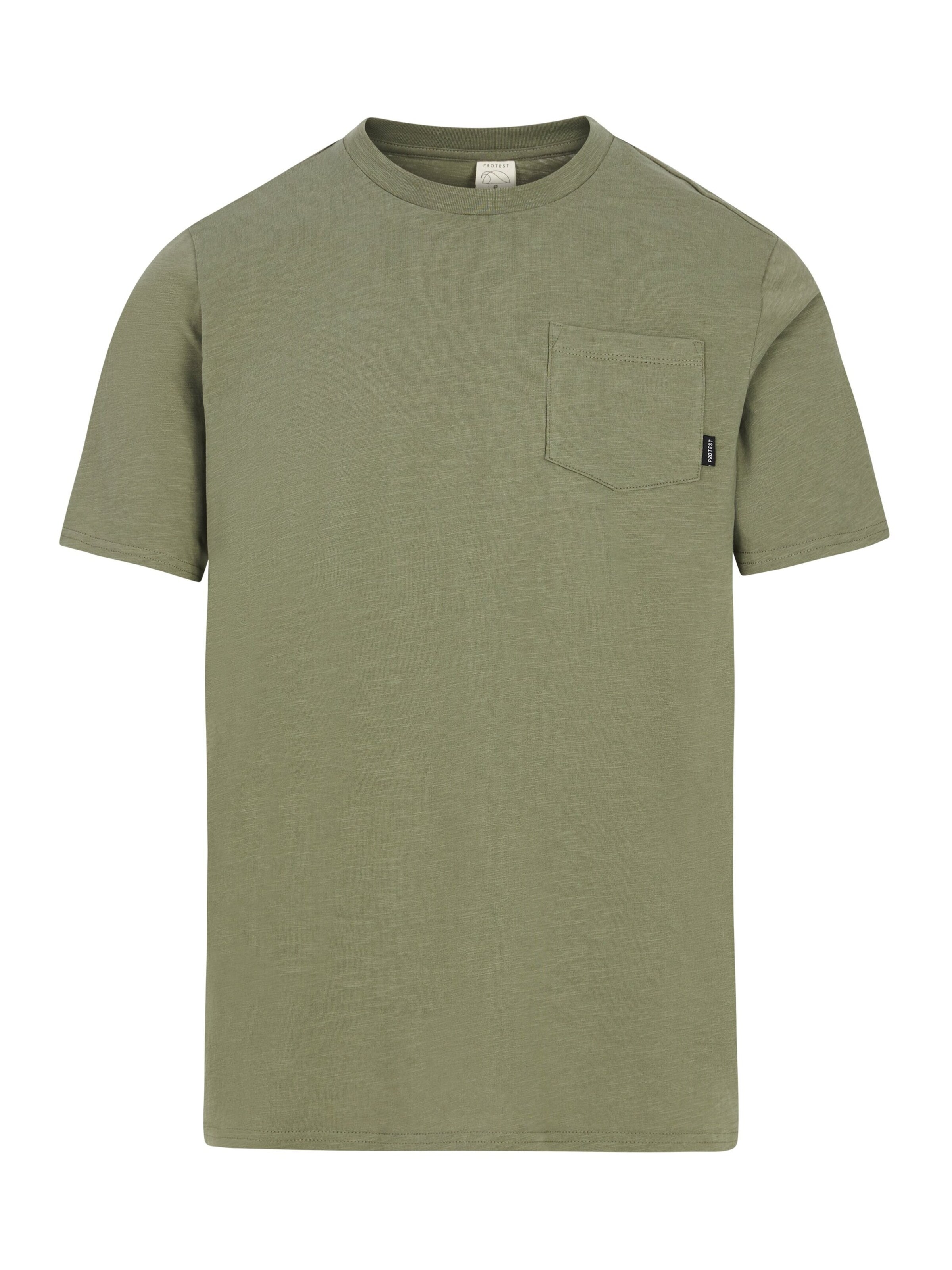 PROTEST Shirt 'PRTCruz' in Groen: voorkant