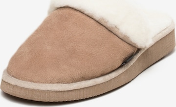 kitz-pichler Hausschuh 'Lammfellhausschuhe Pala' in Braun: Vorderseite