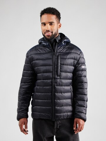 Champion Authentic Athletic Apparel Átmeneti dzseki - fekete: elől