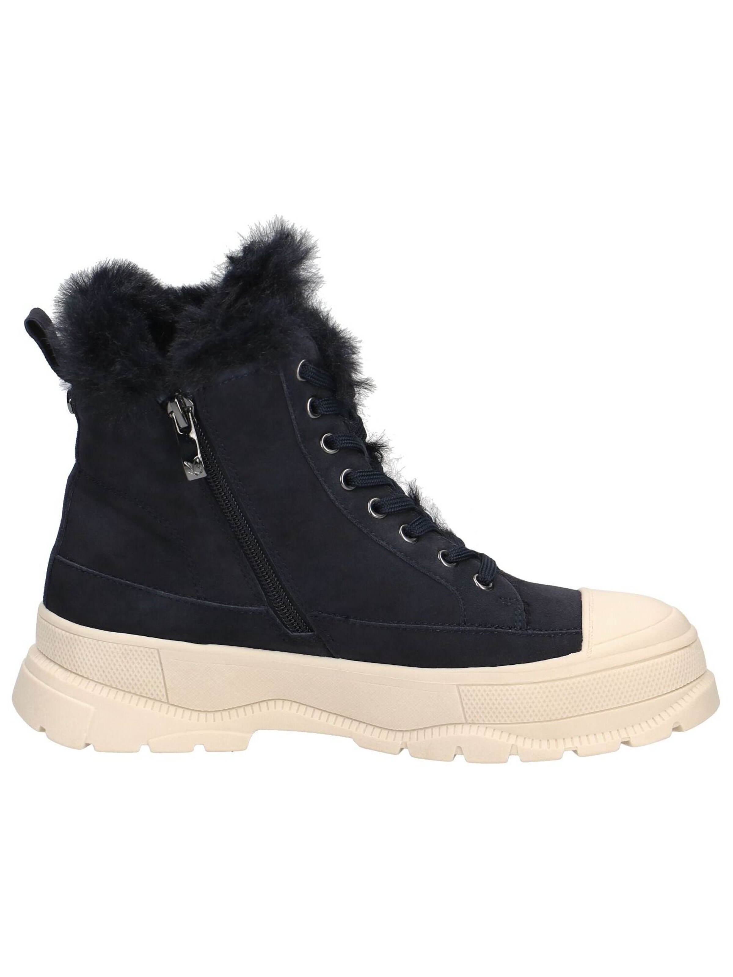 CAPRICE Lace-up bootie in Blue