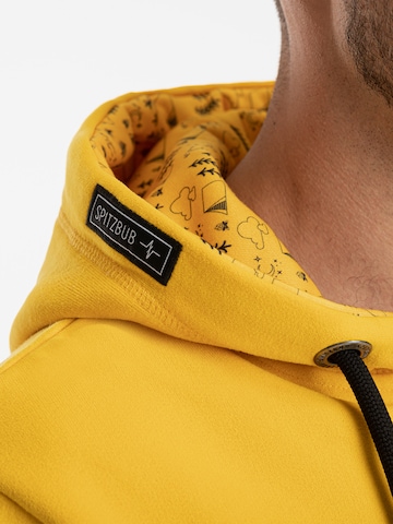 SPITZBUB Sweatshirt 'Konstantin' in Yellow