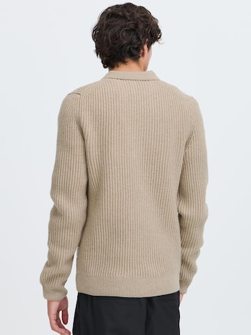 Casual Friday - Jersey 'CFAlbret Polo Knit' en beige
