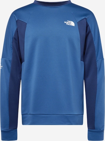 THE NORTH FACE - Sweatshirt de desporto em azul: frente