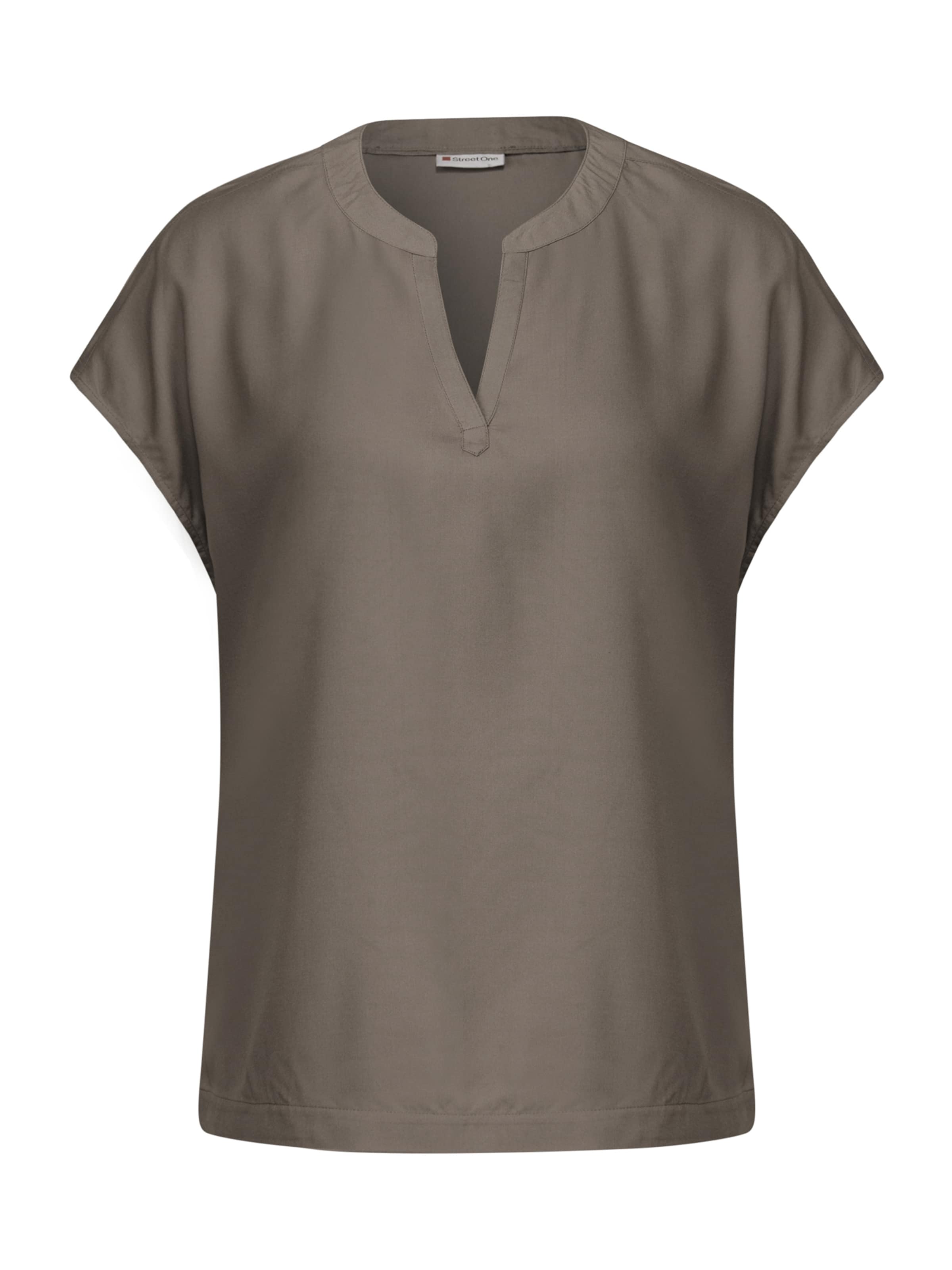 STREET ONE Блузка в Коричневый: спереди