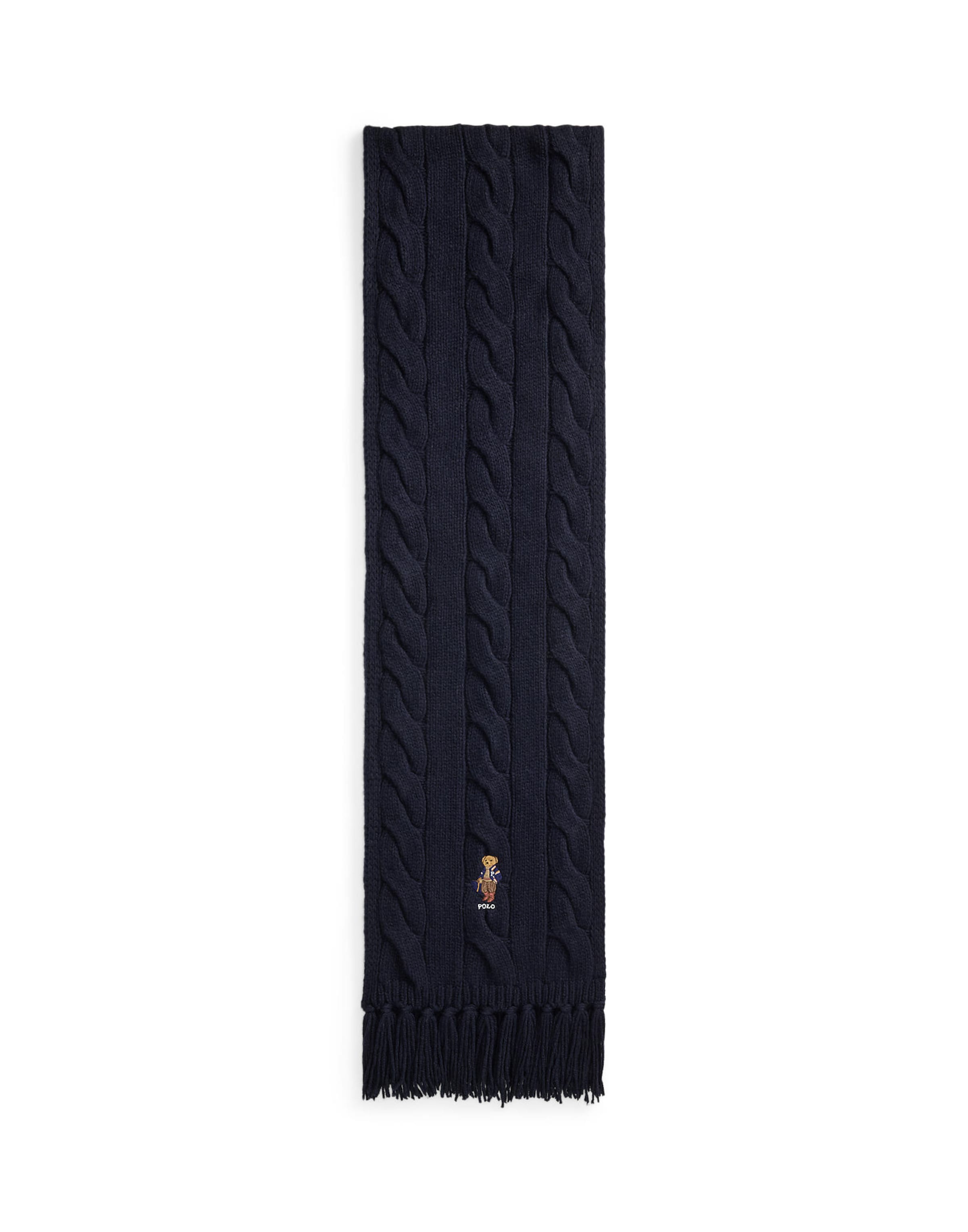 Polo Ralph Lauren Scarf 'BEAR' in One Size in Navy, Item view