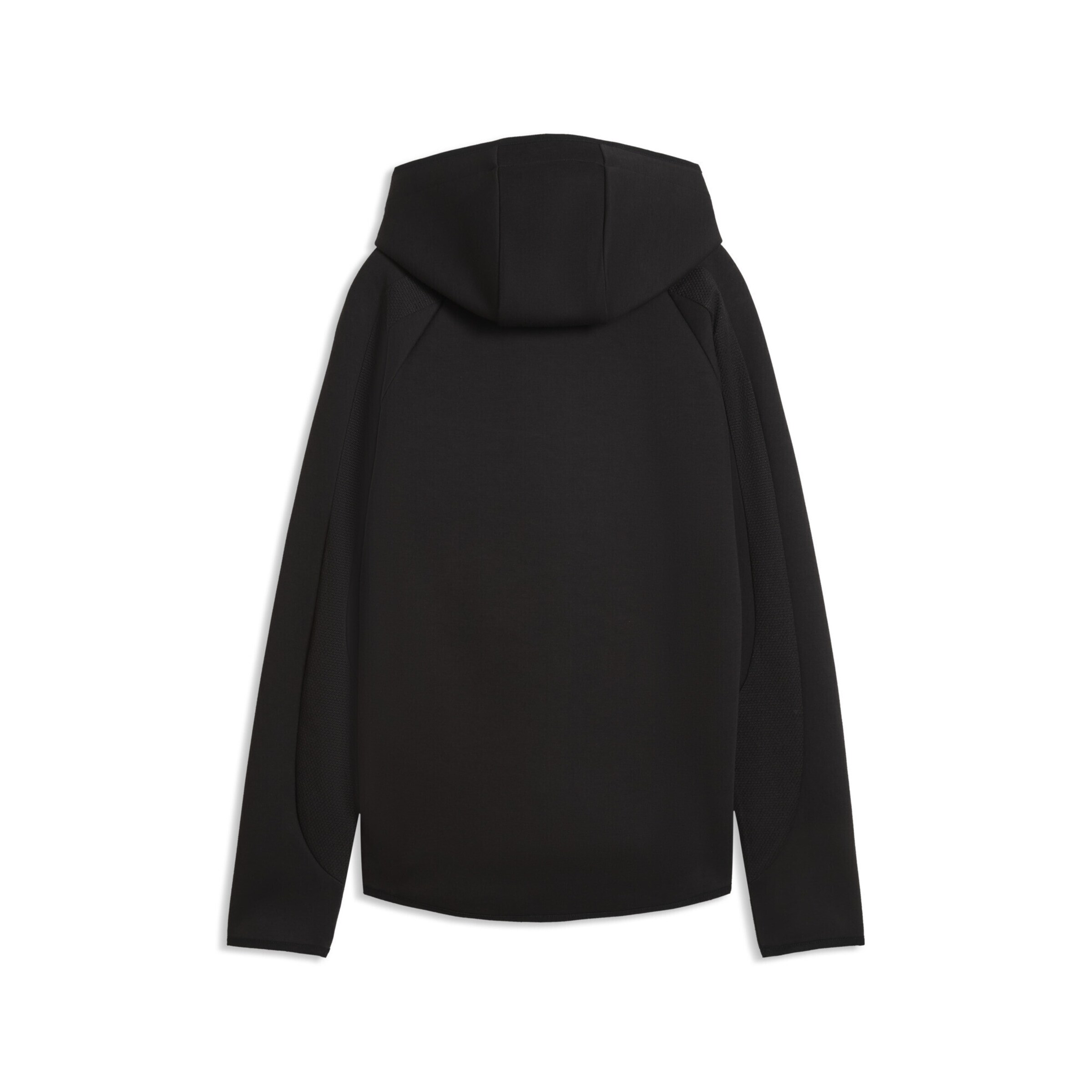 PUMA Sportsweatjacke 'EvoStripe' in Schwarz