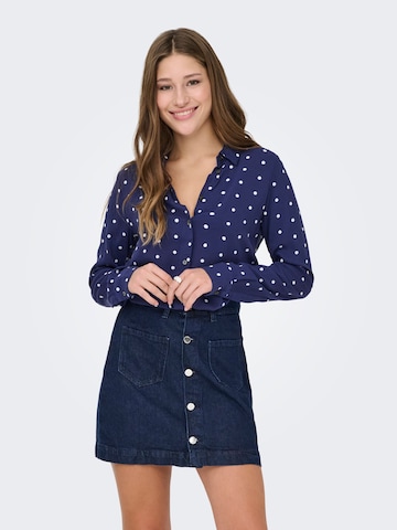 ONLY - Blusa en azul: frente