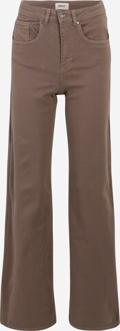 Wide Leg Jean 'HOPE' Only Tall en marron : devant