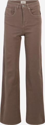 Only Tall Wide leg Jeans 'HOPE' in Brown: front