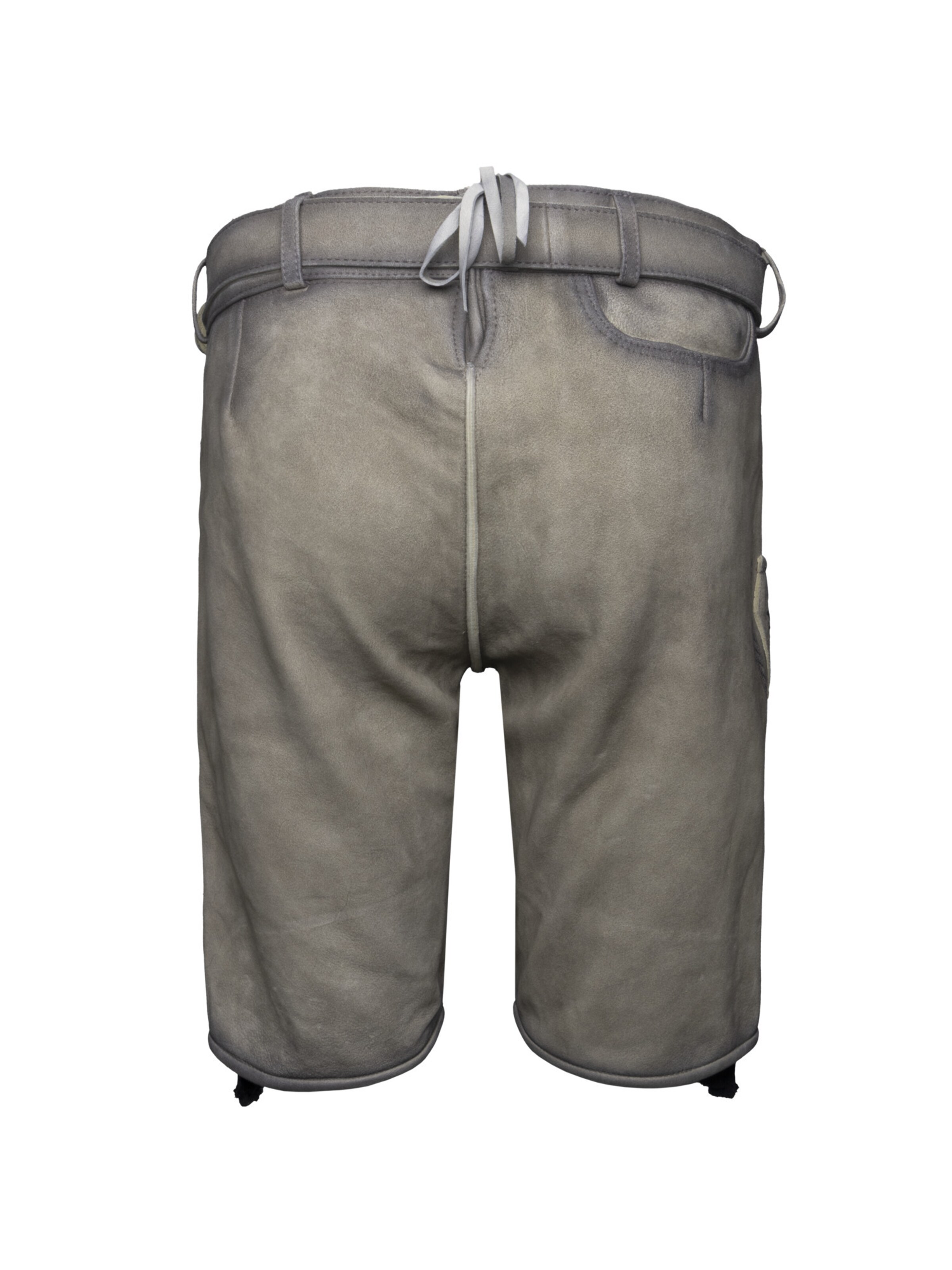 Krüger Buam Regular Traditional Pants 'Kaui' in Grey