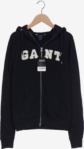 GANT Sweatshirt & Zip-Up Hoodie in XS in Blue: front