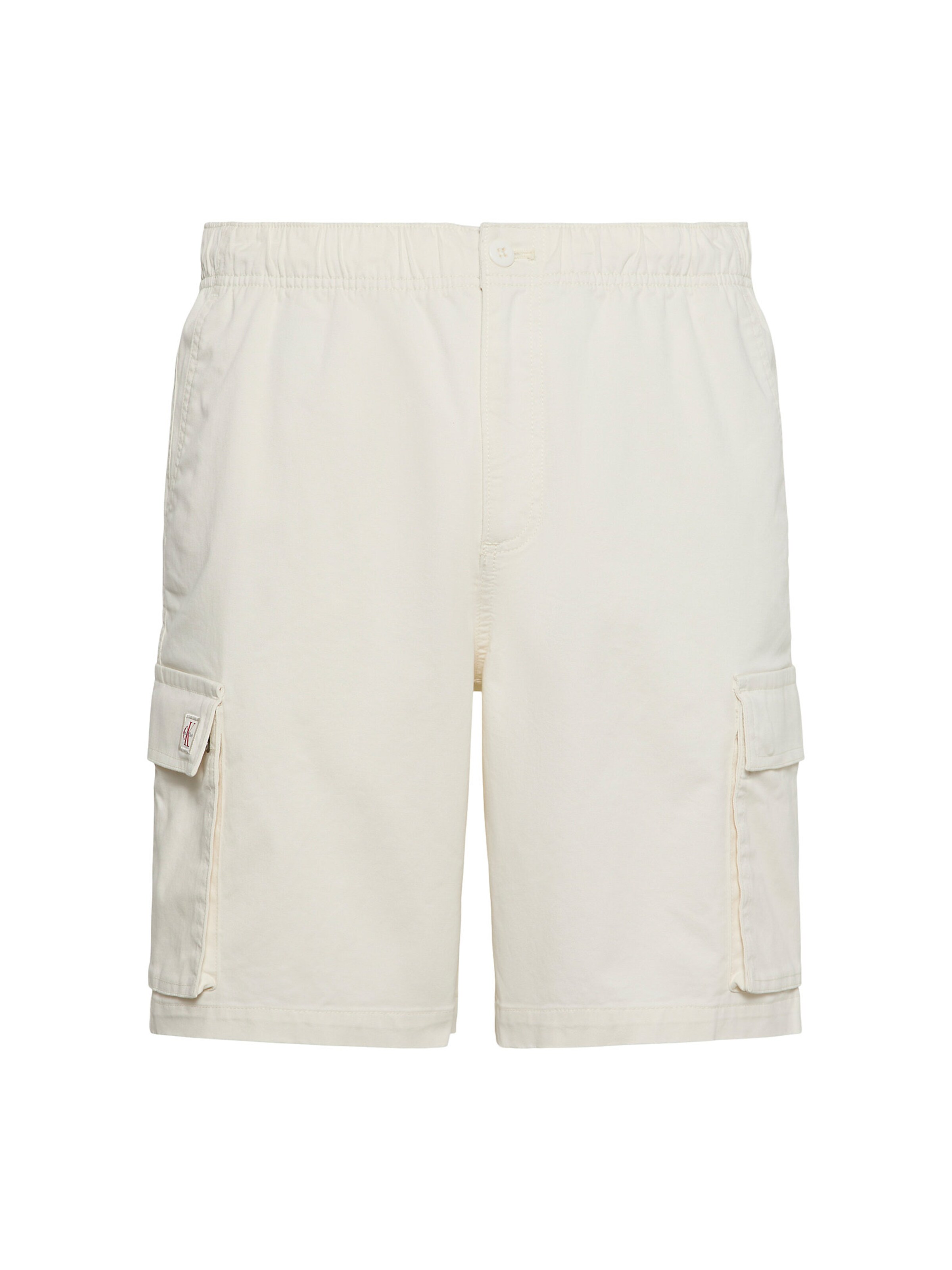 Calvin Klein Jeans Cargobroek in Beige: voorkant