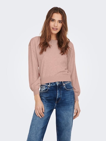 Pull-over 'Cozy' ONLY en rose : devant