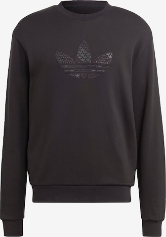 ADIDAS ORIGINALS Sweatshirt 'Graphics Monogram Crew' in Black: front