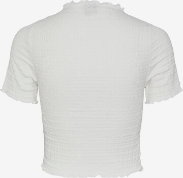 T-shirt 'JILLY' PIECES en blanc