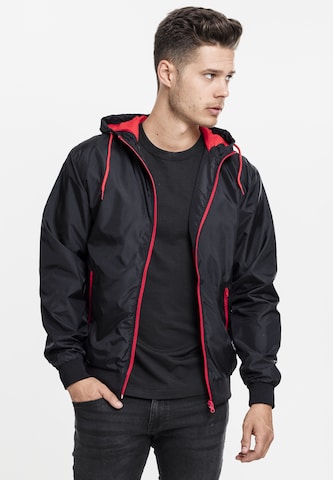 Urban Classics Between-Season Jacket in Black