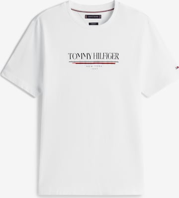 TOMMY HILFIGER Футболка 'BRAND LOVE' в Белый: спереди
