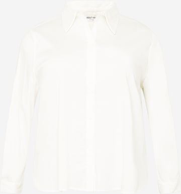 ABOUT YOU Curvy Blouse 'Eleonora' in White: front