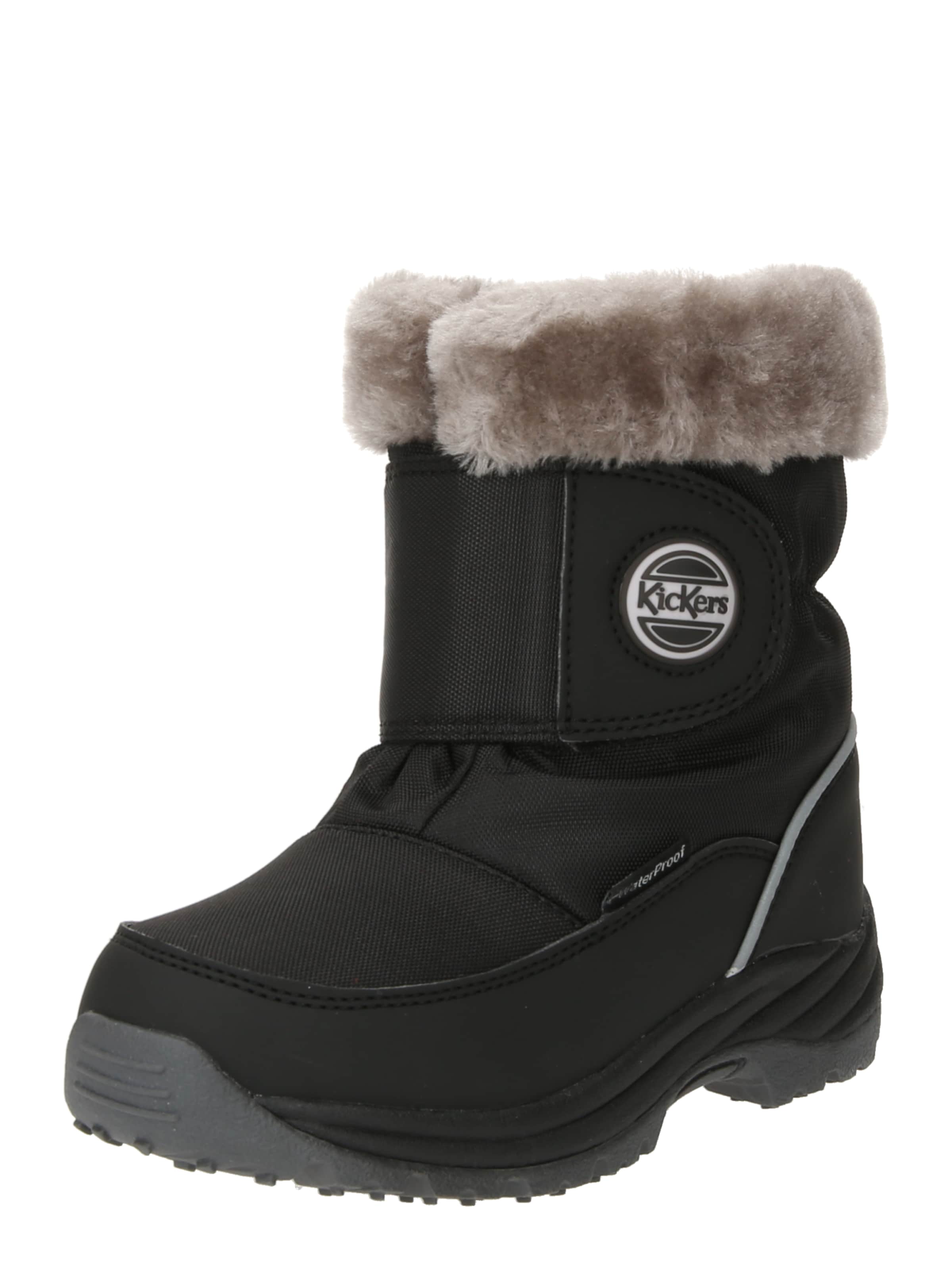 Kickers Snowboots 'WPF' in Schwarz: Vorderseite