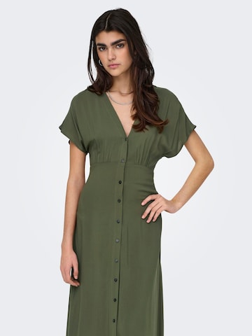 ONLY Skjortklänning 'NOVA' i grön