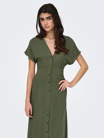 ONLY - Vestido camisero 'NOVA' en verde