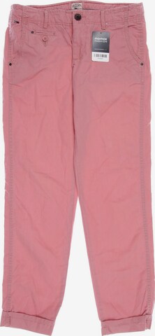Tommy Jeans Stoffhose XS in Pink: predná strana