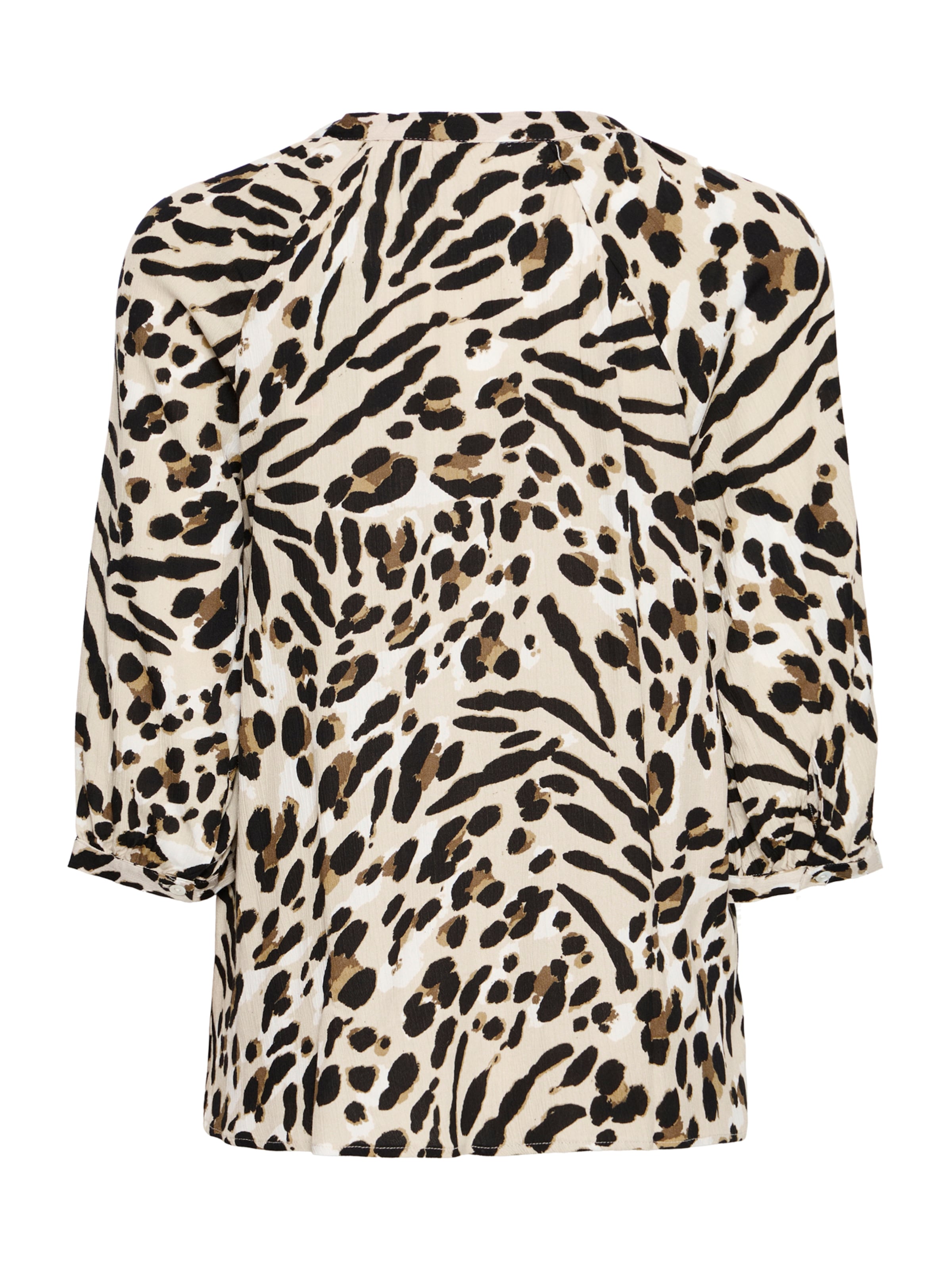 ICHI Blus 'IHMARRAKECH' i brun