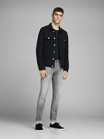 JACK & JONES Slimfit Jeans 'Glenn' i grå