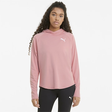 Sweat de sport PUMA en rose : devant