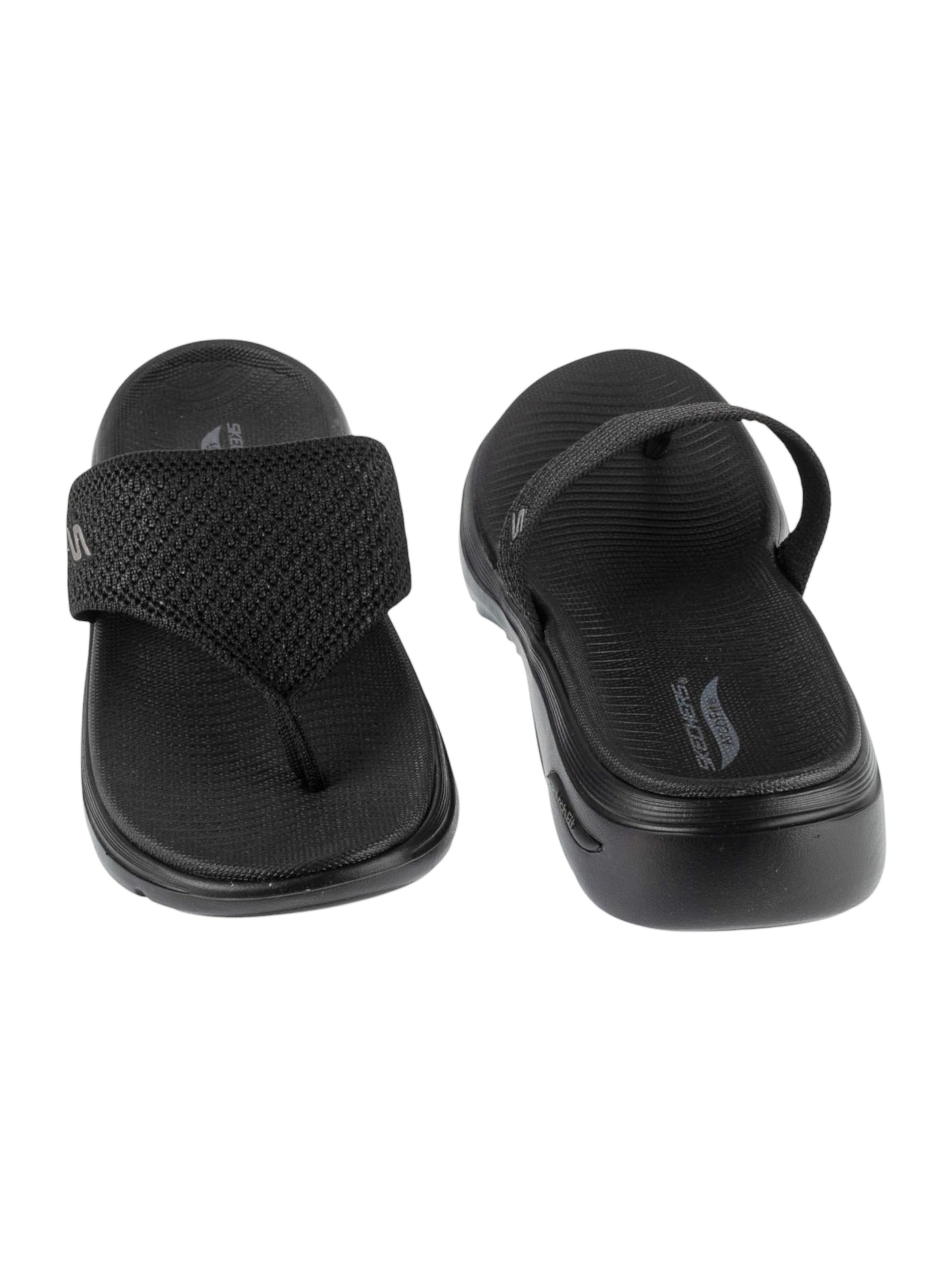 SKECHERS Teenslipper 'Skechers Go Walk Arch Fit 2.0 Sandal - Carrie' in Zwart