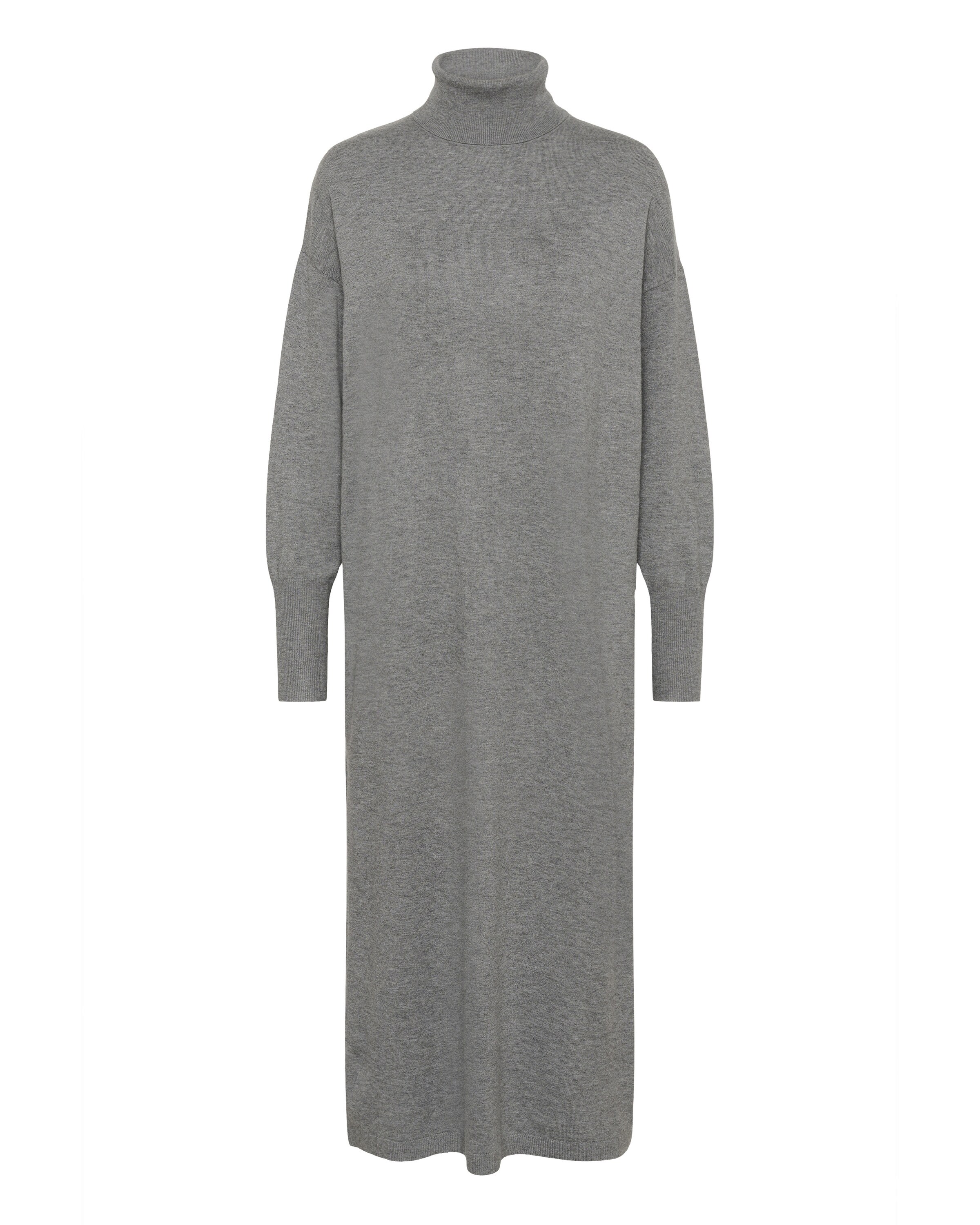 InWear Gebreide jurk in Grijs: voorkant